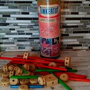 Vintage 1970s Tinkertoys